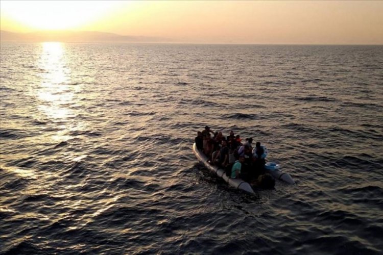 Bodrum açıklarında 35 düzensiz göçmen kurtarıldı