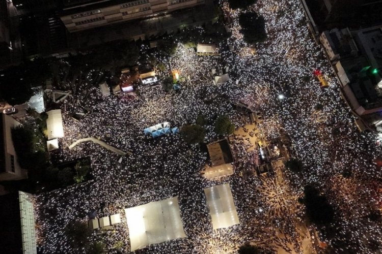 İsrailliler Gazze için sokağa döküldü! 1 milyonu aşkın kişi grevde