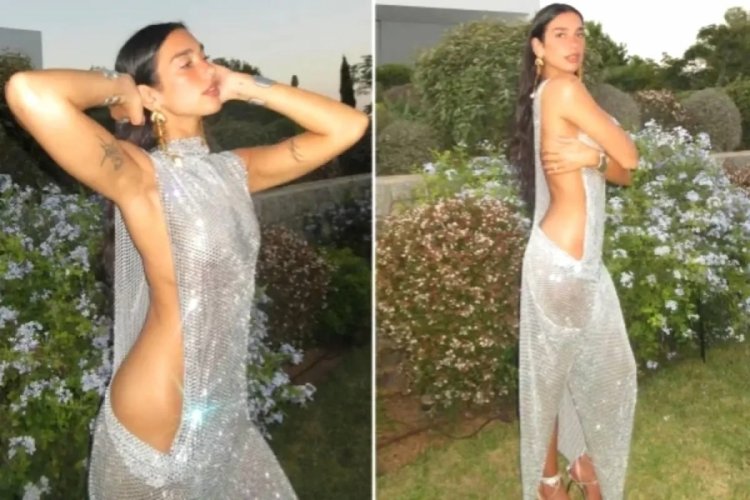 Dua Lipa, doğum gününde giydiği kıyafet ile ağızları açık bıraktı