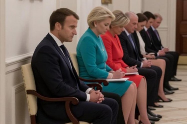 Beyaz Saray'da çok konuşulan fotoğraf! 