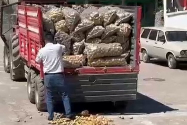 İlçe başkanının patates şovu pahalıya patladı