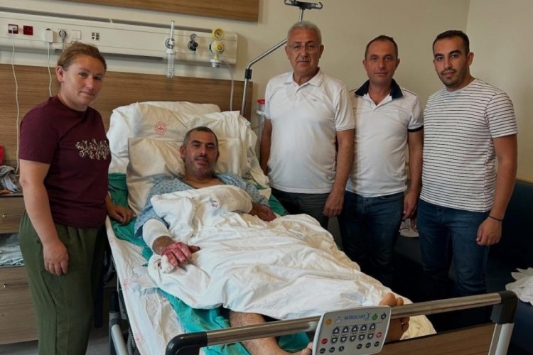 Yaralı orman işçisinin tedavisi devam ediyor