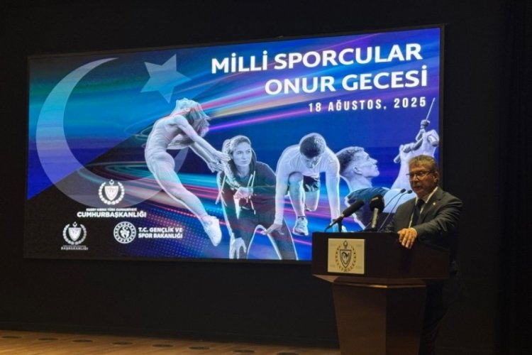 KKTC'de "Milli Sporcular Onur Gecesi" düzenlendi