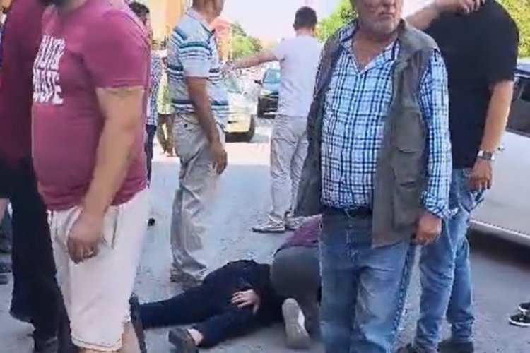 Otomobilin çarptığı yaya yaralandı