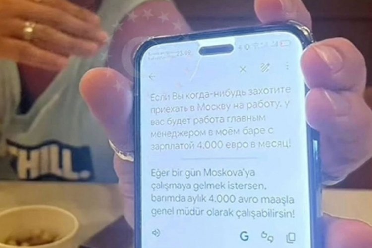 Rus turistten Türk çalışana şaşırtan iş teklifi!
