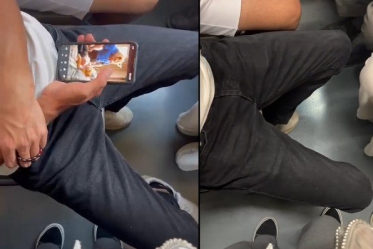 Bursa metrosunda rahatsız eden durum!
