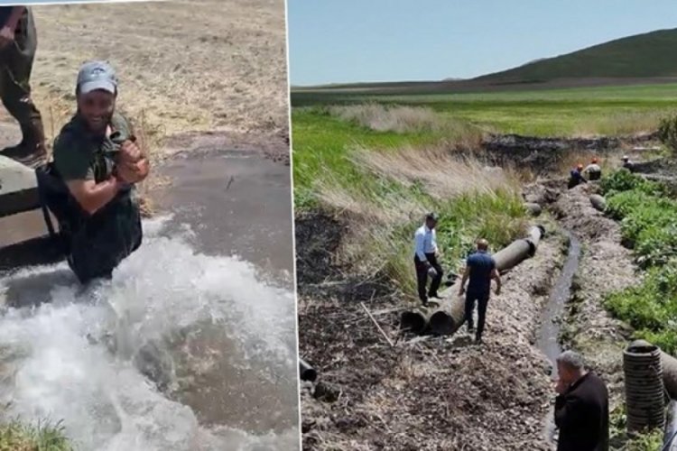 İçme suyu hattına sabotaj iddiası: İlçe susuz kaldı 