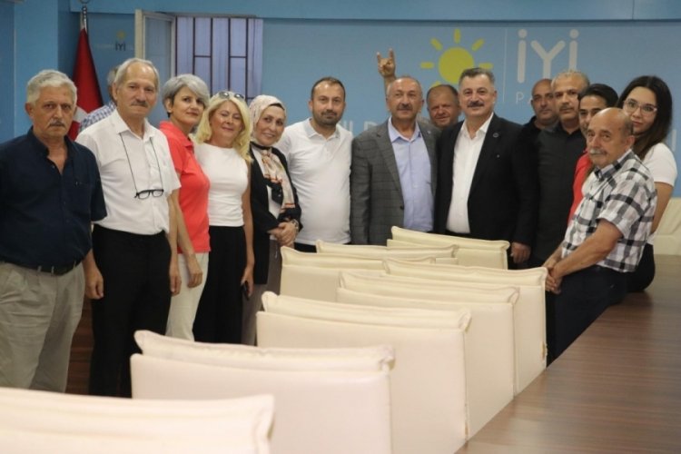 A Parti Bursa'dan İYİ Parti Yıldırım İlçe Başkanlığı'na ziyaret