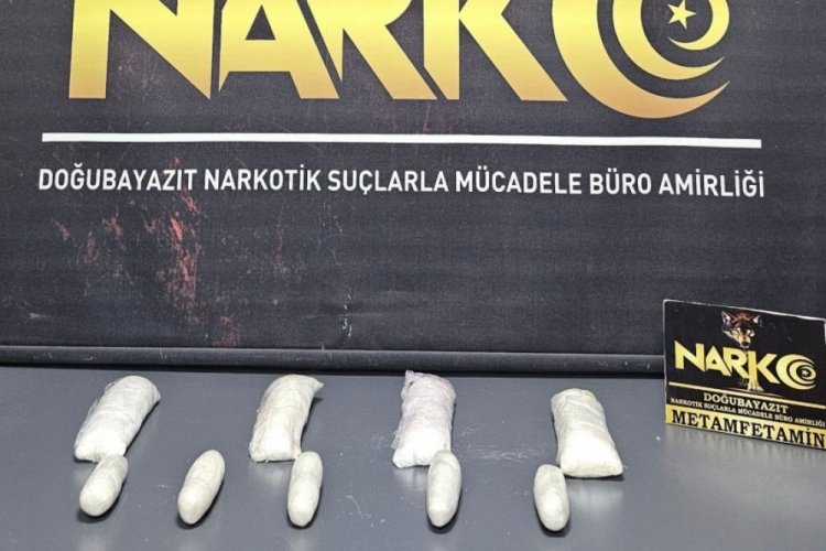 Ağrı'da 2 kilo 76 gram metamfetamin ele geçirildi