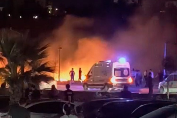 Patlayan trafo sonrası bölgede alevler yükseldi!