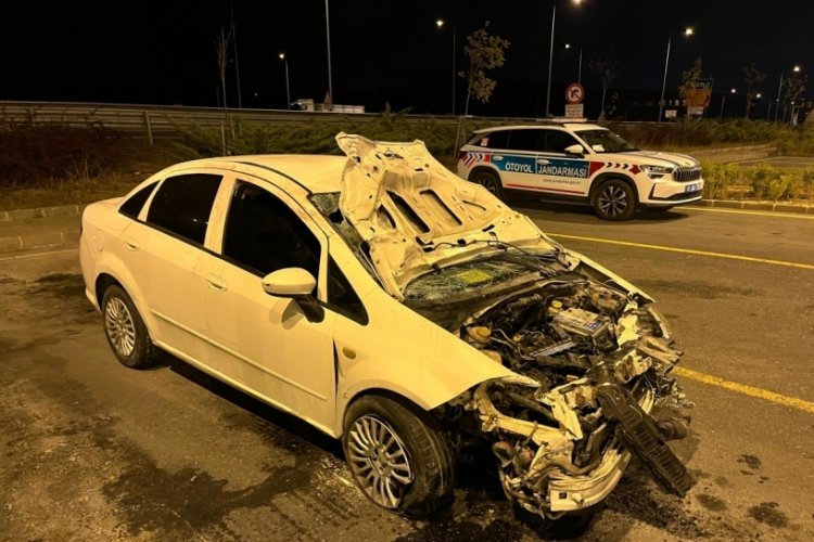 Kuzey Marmara Otoyolu'nda otomobilin çarptığı yaya hayatını kaybetti