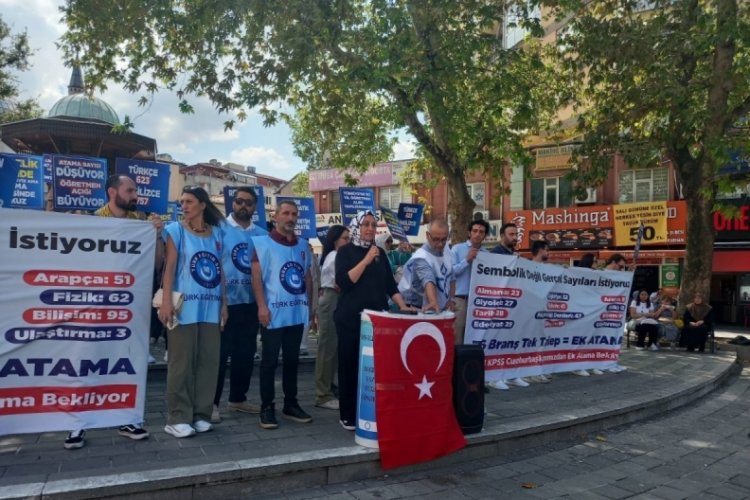 Öğretmenler Bursa'da Seslendi! 
