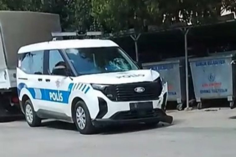 Bursa'da kovalamacanın sonu kötü bitti! Polis aracına...