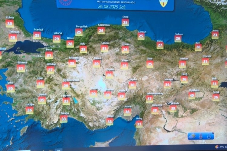 Ülke genelinde hava sıcaklıkları mevsim normalleri civarına düşüyor