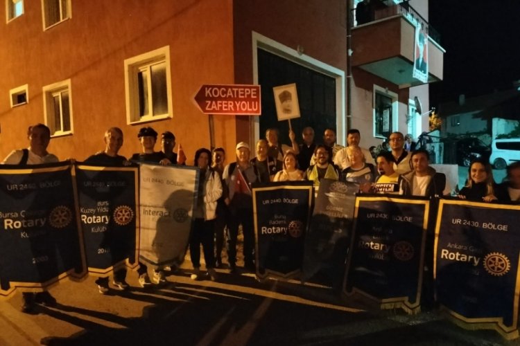 Rotaryenler, Kocatepe'de Atalarının izinde yürüdü! 