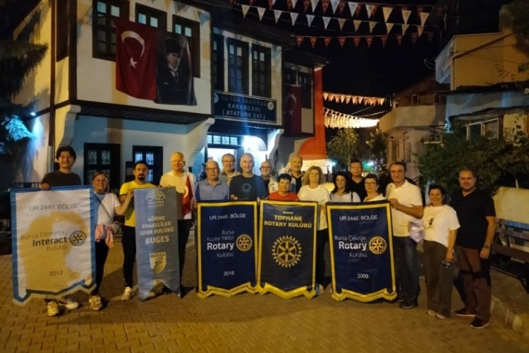 Rotaryenler Kocatepe'de Atalarının izinde yürüdü