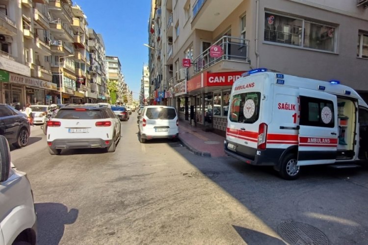 Motosikletten düşen sürücü yaralandı