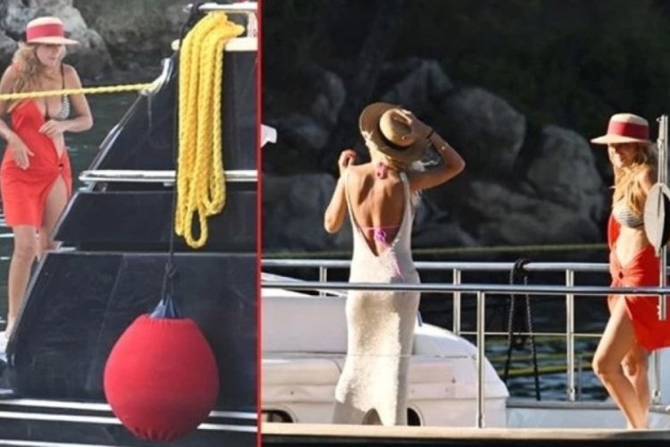  Cemiyet'in ünlü ismi Etel Baler'in Bodrum'da tekne keyfi 