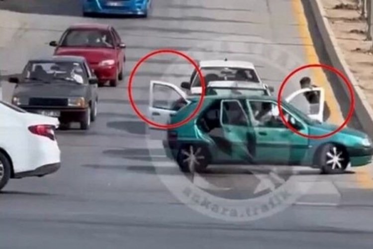 Trafikte sürücüyü döven şüphelilere tutuklama
