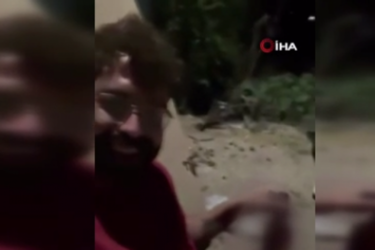 Tepki çeken görüntü! Sosyal medyada da paylaştılar... Köpeğe alkol içirdi