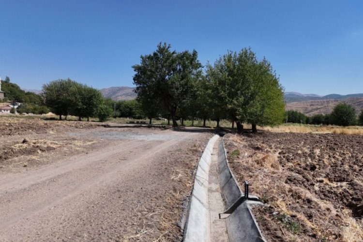 Palu'da sulama suyu tesisi tamamlandı