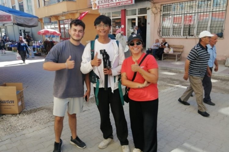 Çinli turist Joe, yürüyerek Türkiye'yi geziyor