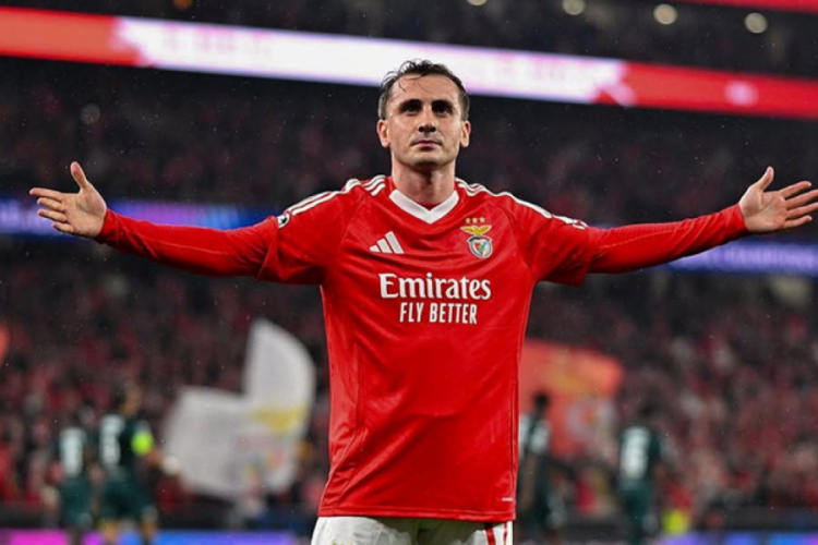 Kerem Aktürkoğlu, Benfica'nın galibiyet fotoğrafına girmedi!