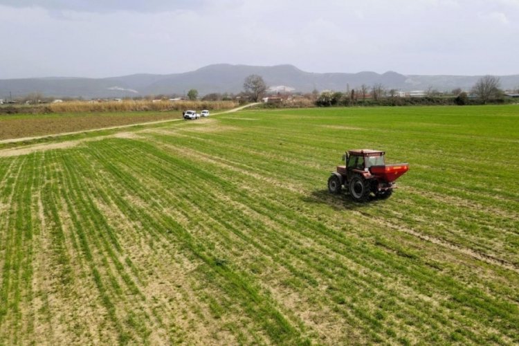 Bursa'da çiftçilerden tam not aldı! 