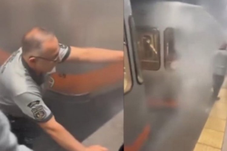 Yenikapı metrosunda panik anları