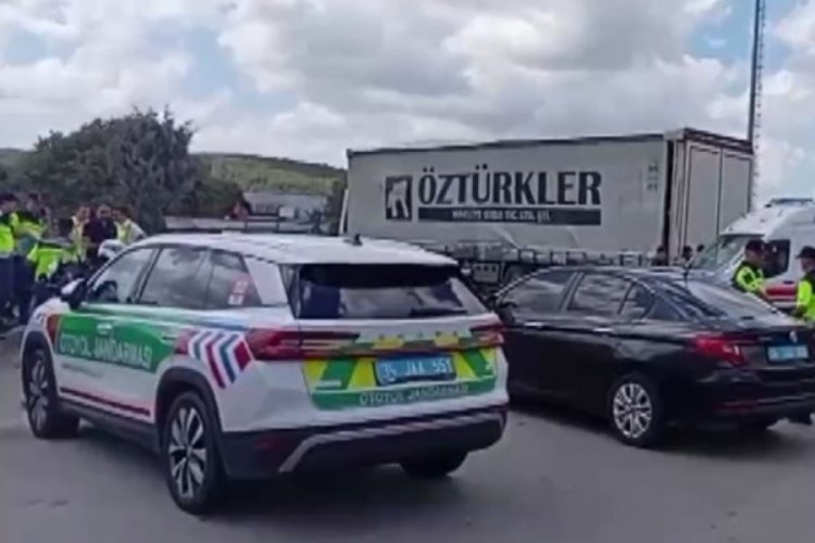 Kuzey Marmara Otoyolu'nda kaza!