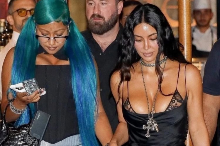 Kim Kardashian'ın kızı North West'i görenler yaşını duyunca şok oldu