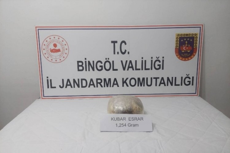 Bingöl'de 1 kilo esrar ele geçirildi