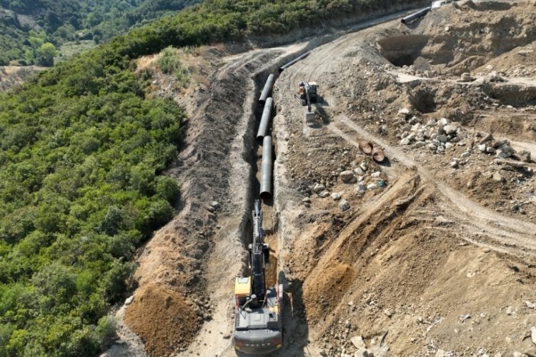 Kocaeli Karamürsel içmesuyu projesinde çalışmalar tüm hızıyla sürüyor