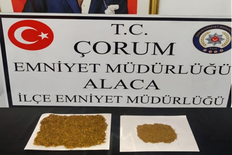 Çorum'da uyuşturucu operasyonu:1 tutuklama