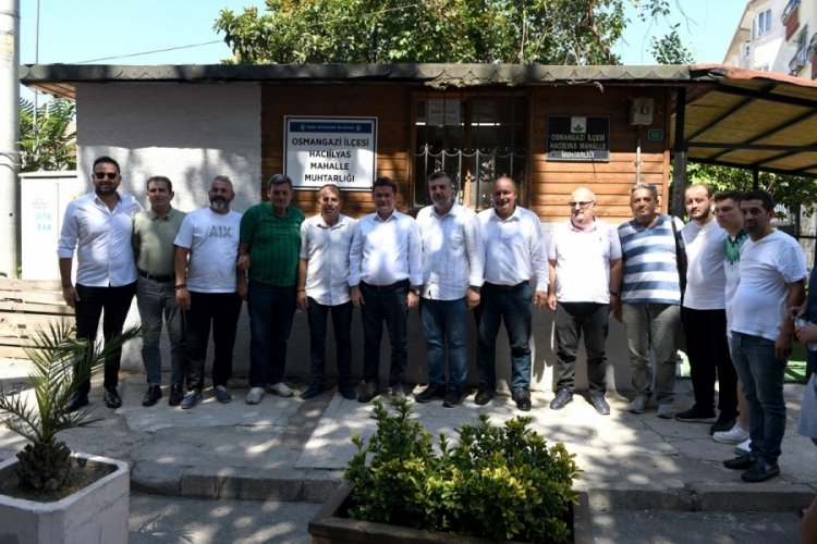 Başkan Aydın, vatandaş ve esnafla buluşmaya devam ediyor