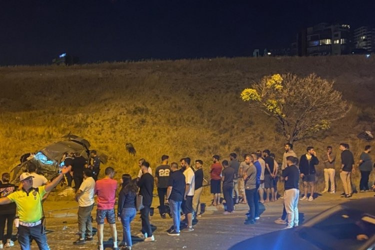 Ankara'da bir otomobil takla attı: 1 ölü, 1 yaralı
