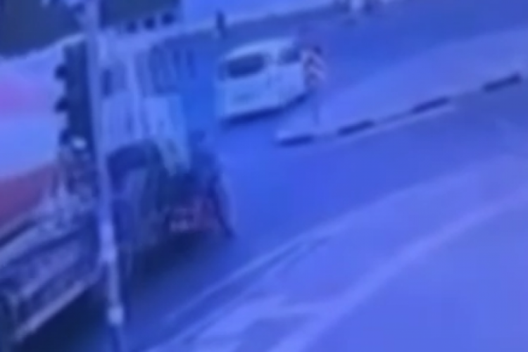 Ölümden kıl payı kurtuluş kamerada