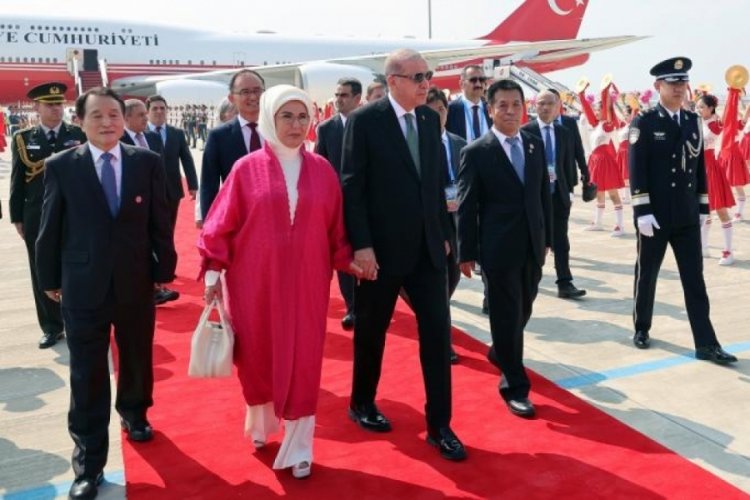 Cumhurbaşkanı Erdoğan Çin'de 