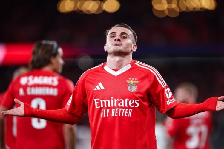 Kerem Aktürkoğlu, Benfica'ya veda etti 