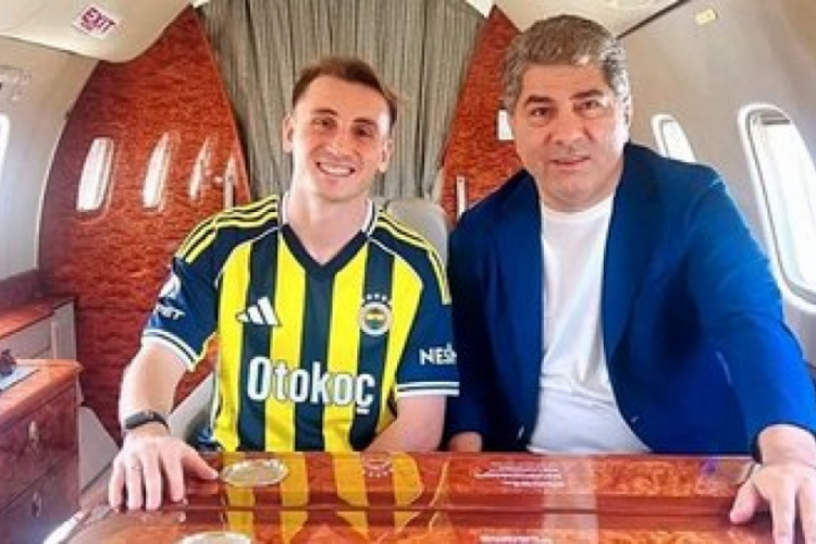 Kerem Aktürkoğlu, Fenerbahçe'ye imza için geliyor! Canlı uçak takibi...