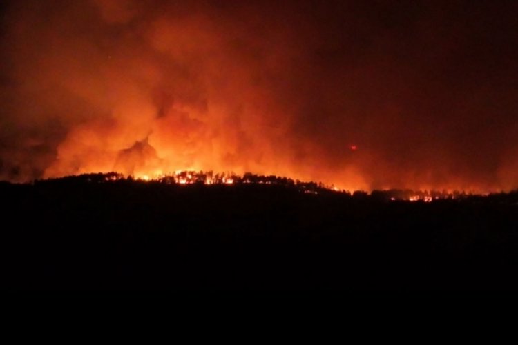 Karabük'teki orman yangınında 7 saat geride kaldı