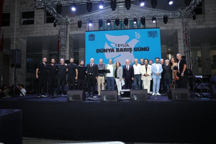 Bursa'dan dünyaya 'barışın sesi' yükseldi