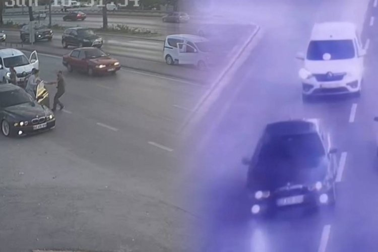 Polisten kaçtı trafiği birbirine kattı! Aracına ateş edilerek yakalandı