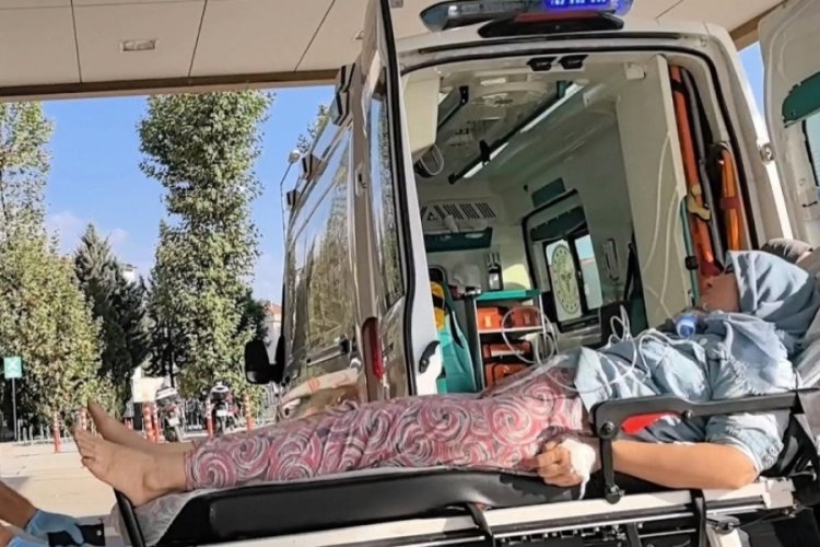 Bursa'da hayvan çiftliğinde alevler yükseldi! 1 kişi hastanelik oldu...