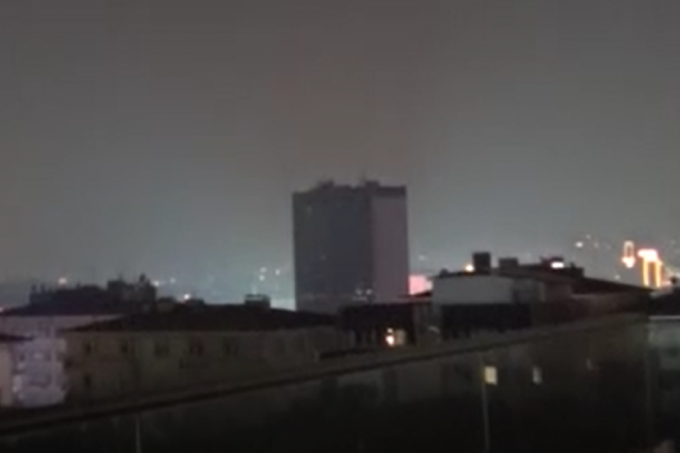 Başkenti saran dumanlar kameralara yansıdı! 