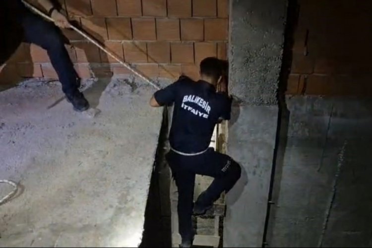 İnşaattan kadının 'imdat' çığlıkları yükseldi! Ekipler harekete geçti...
