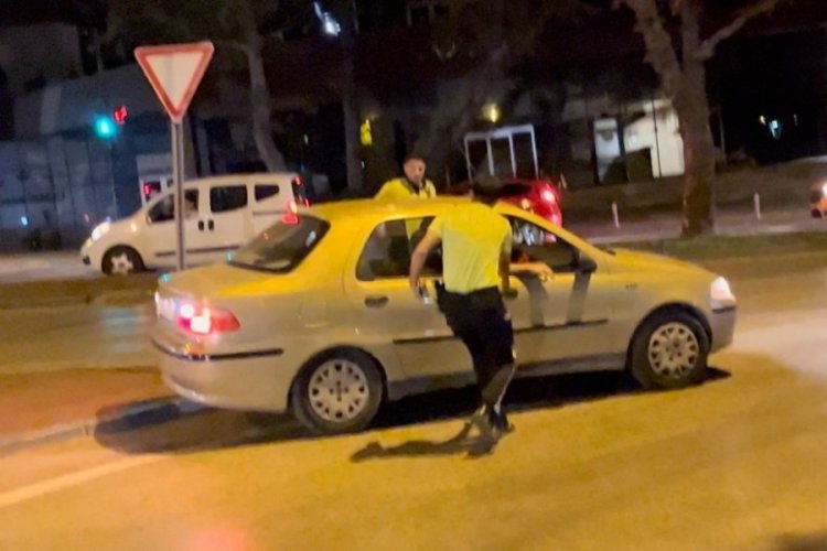 Bursa'da polisi gördü kaçmaya başladı! Bakın sebebi neymiş...