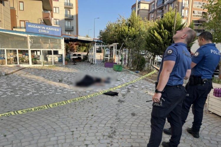 Tekirdağ'da 7. kattan düşen vatandaş hayatını kaybetti