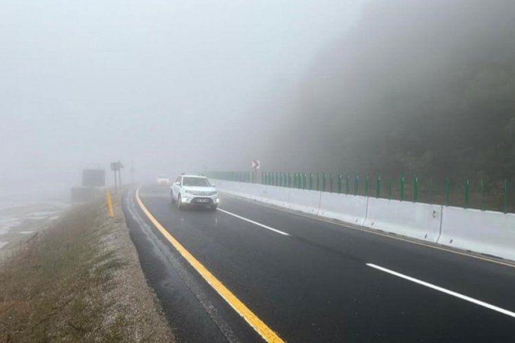 Bolu Dağı'nda görüş mesafesi 15 metreye düştü