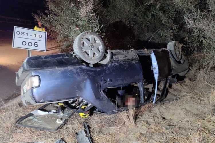Tarsus'ta trafik kazası:1 ölü, 2 yaralı